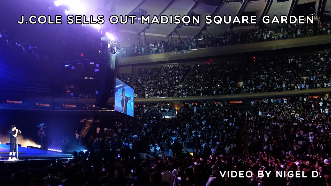 J Cole Sells Out Madison Square Garden Video L A Leakers