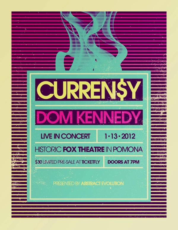 Ticket Giveaway: Curren$y x Dom Kennedy Live At Fox Theatre – 1/13