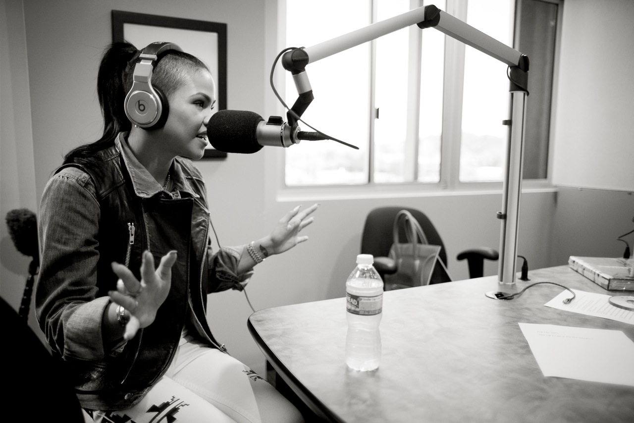 Pics/Audio: Cassie in studio with Justin Credible