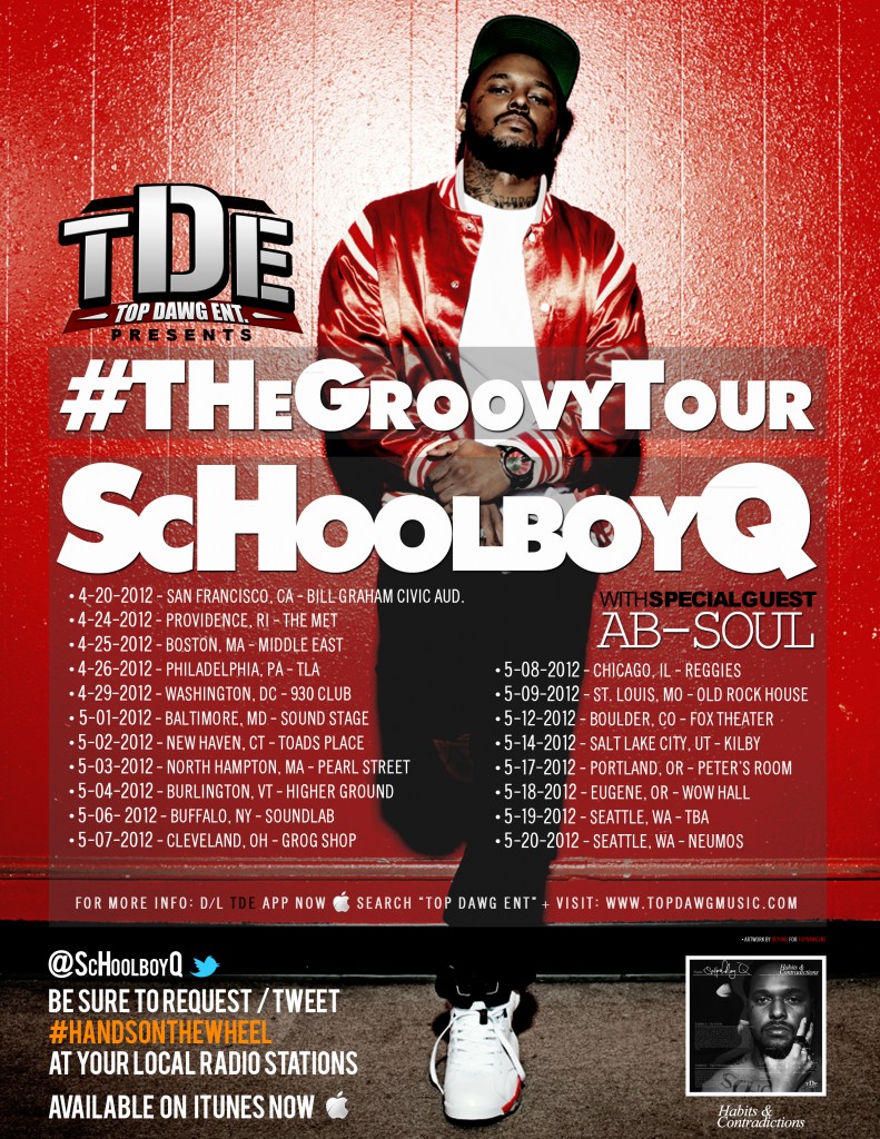 News: ScHoolboy Q’s ‘THe Groovy Tour’ with Ab-Soul