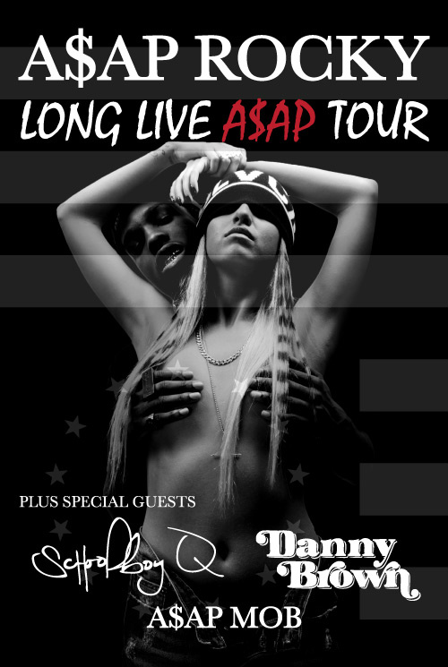 A$AP Rocky with ScHoolboy Q & Danny Brown ‘LongLiveA$AP’ Tour Dates (News)