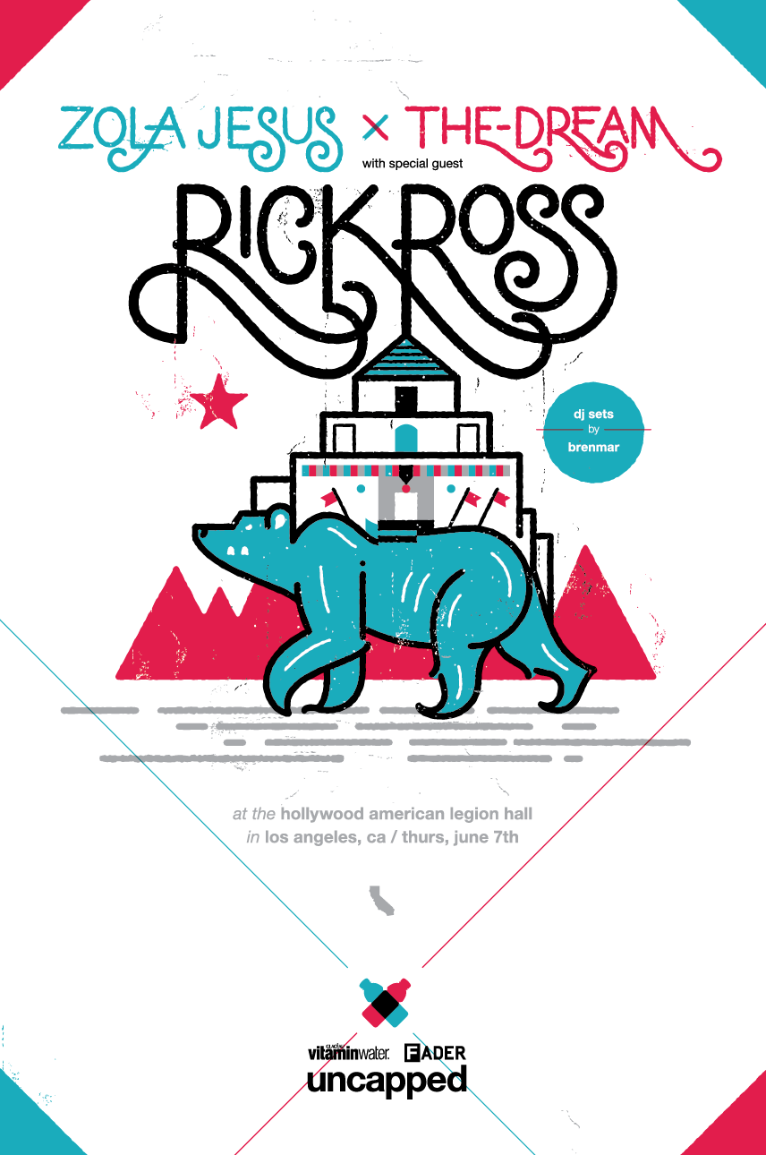 Rick Ross, The-Dream & Zola Jesus Limited Edition Signed Poster Giveaway