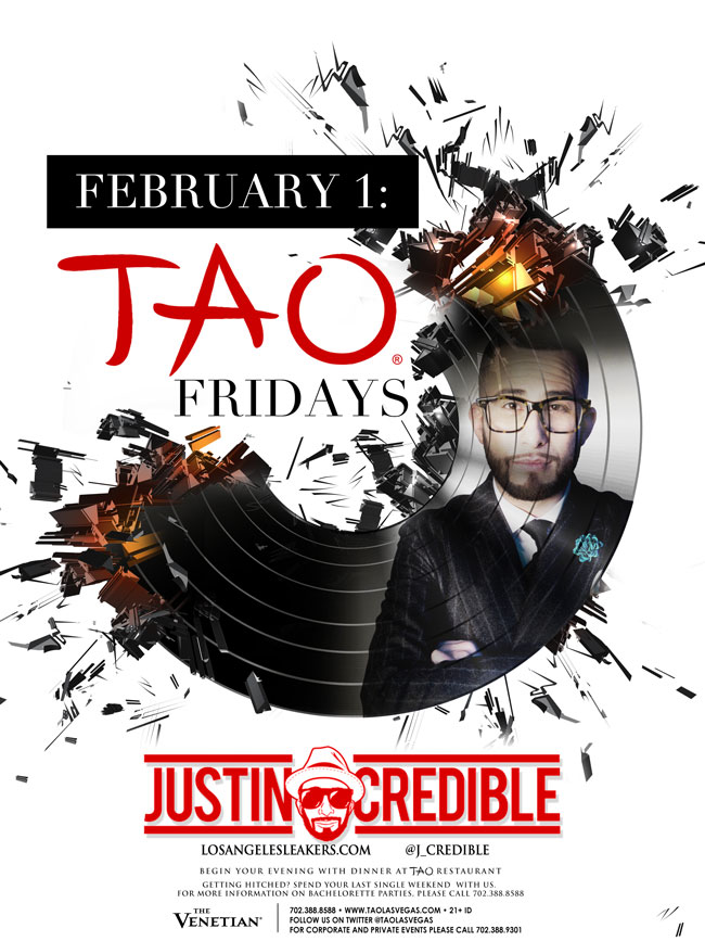 Justin Credible Set To Headline TAO Las Vegas (Event)