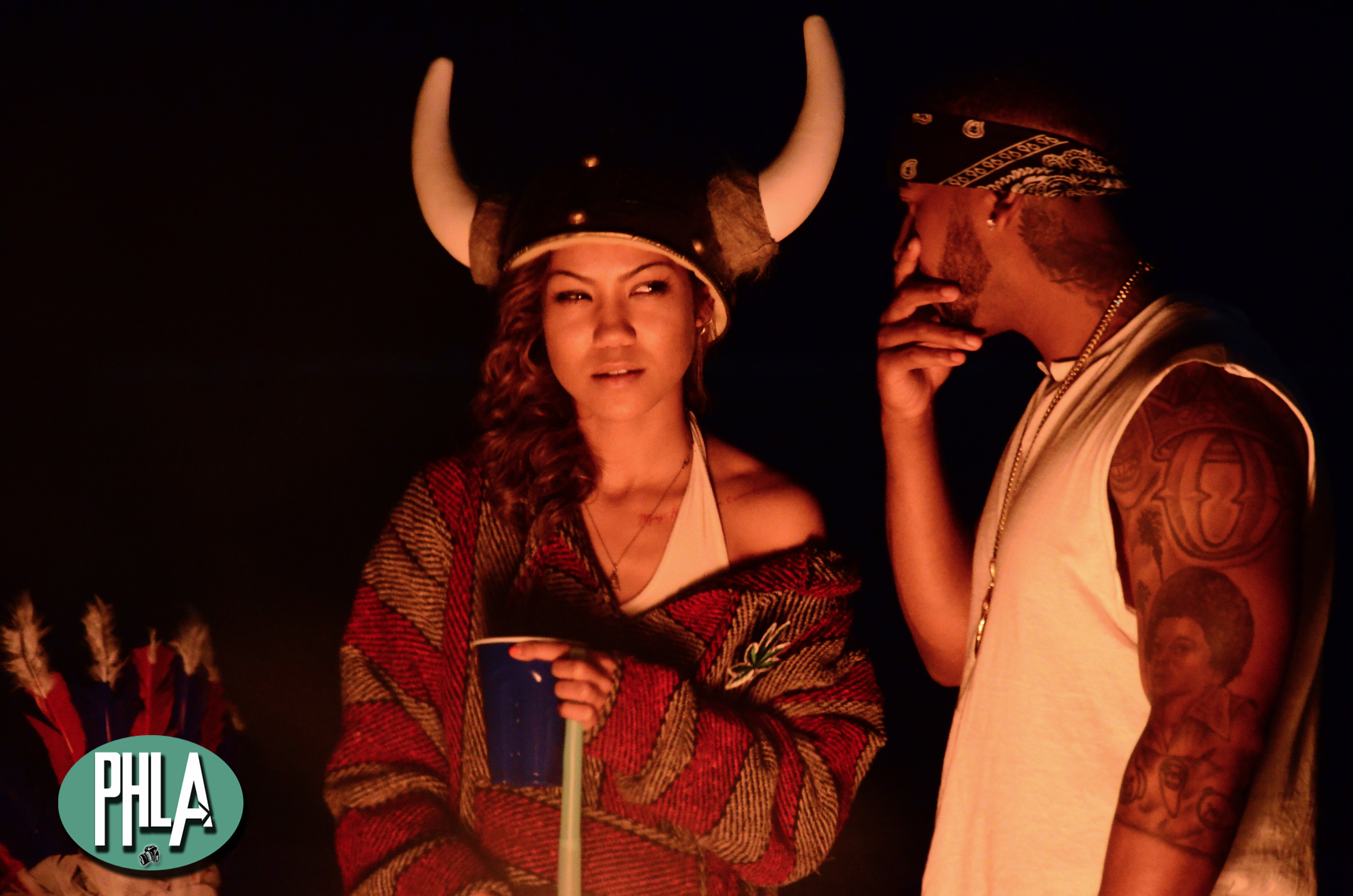 Jhene Aiko On The Set Of “Burning Man” Video (Pictures)