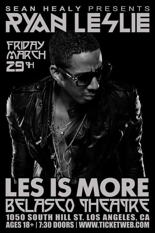 Win tickets to see Ryan Leslie in Los Angeles (Contest)