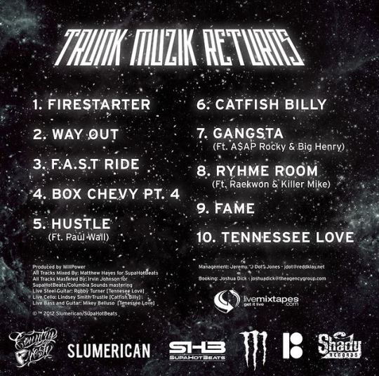 Trunk Muzik Returns tracklist