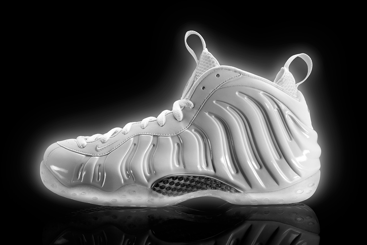 L.A. Sneakers – White On White Air Foamposite One