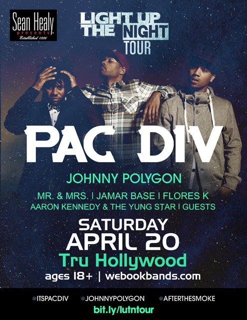 Win tickets to see Pac Div & Johnny Polygon in Los Angeles (Contest)