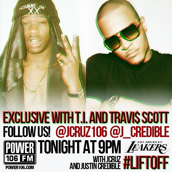 T.I, Travi$ Scott, Tiny, & The Whole Hustle Gang Stop By The #LIFTOFF w/ J Cruz & Justin Credible (Audio)