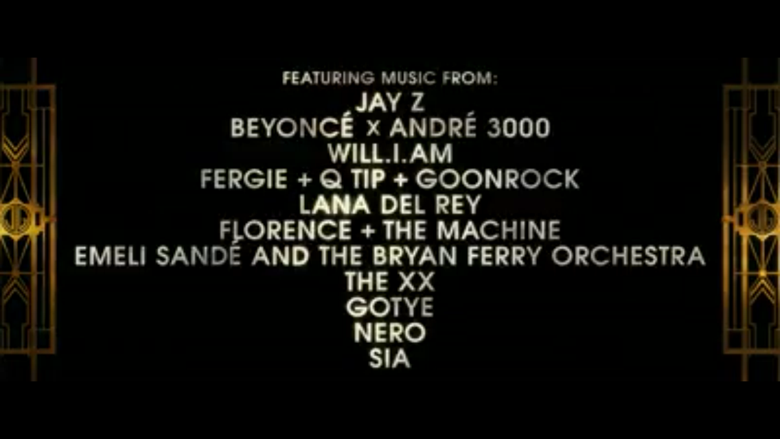 ‘The Great Gatsby’ Trailer w/ new music by André 3000, Beyoncé, Lana Del Rey & Florence + The Machine (Video)