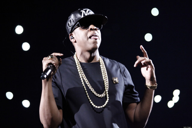 US rapper Jay-Z performs during a concer