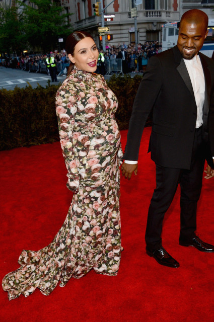 Kim and Kanye at the Met Gala 2013