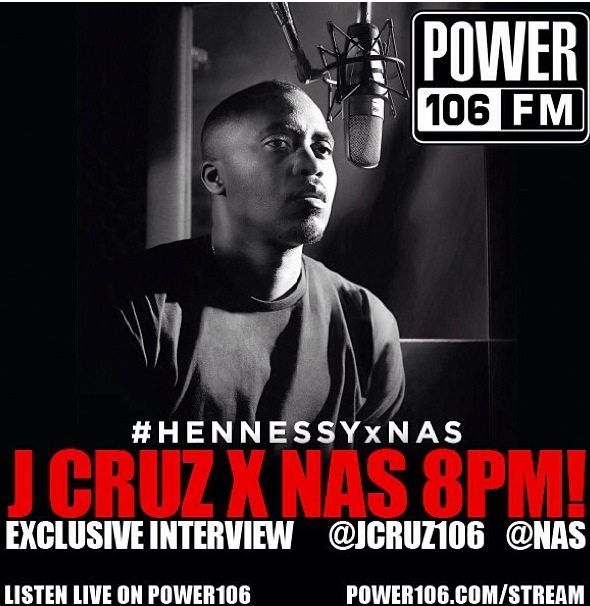 Nas On Responding to J. Cole, New Album, & Kanye’s Birthday Party w/ J Cruz (Audio)