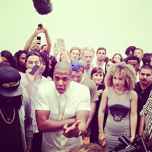Jay-Z Performs “Picasso Baby” At Pace Gallery (Video)