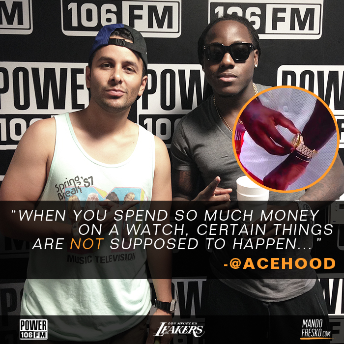 Ace Hood Talks BET Watch Malfunction w/ Mando Fresko (Audio)