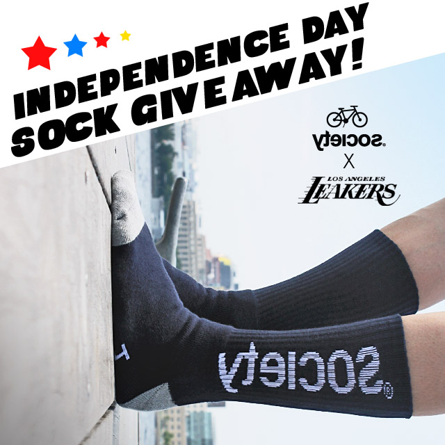 Society Original Products x L.A. Leakers Independence Day Sock Giveaway