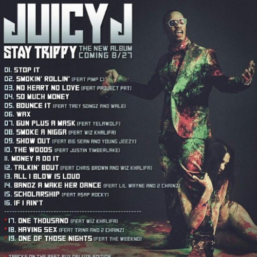 Juicy J – Stay Trippy (Artwork + Tracklist)