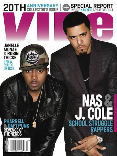 Nas & J.Cole Cover VIBE Magazine