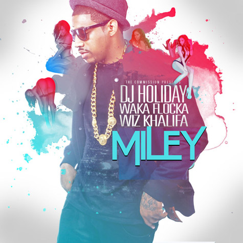 DJ Holiday ft. Wiz Khalifa & Waka Flocka Flame – Miley (Audio)