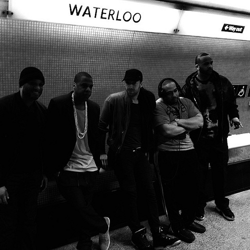 Jay Z Takes The Tube To London Show (Video)