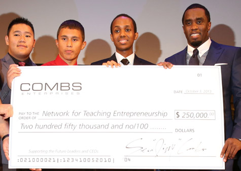 Diddy Donates $250,000 For Young Entrepreneur Education (News)