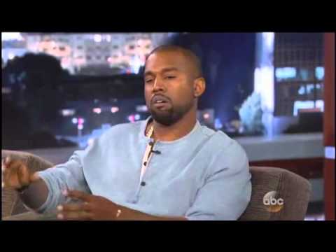 Kanye West Goes On Jimmy Kimmel (Video)