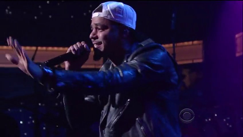 J.Cole Performs “Crooked Smile” On Letterman (Video)
