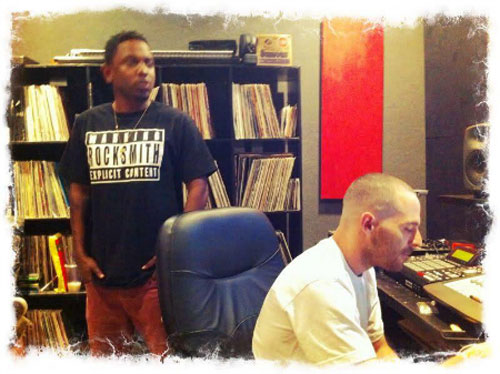 Kendrick Lamar & Alchemist Hit The Studio (Pictures)