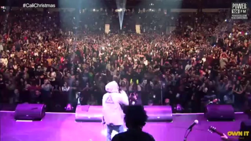 Kendrick Lamar Brings Out Diddy At Cali Christmas (Video)