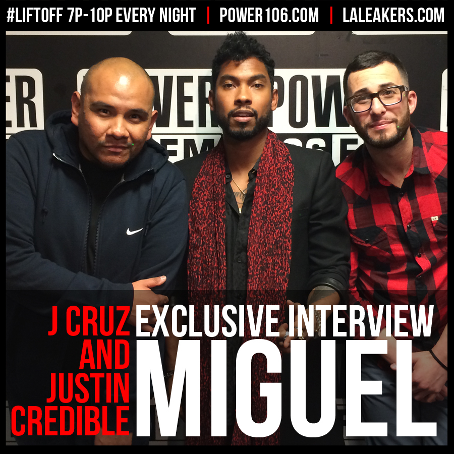 Miguel Stops By The #LIFTOFF w/ J Cruz & Justin Credible (Audio)