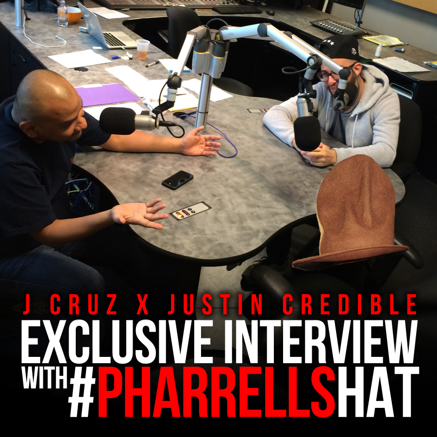 J Cruz & Justin Credible Exclusive Interview w/ Pharrell’s Hat (Audio)