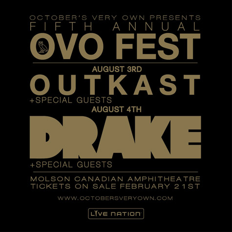 OutKast To Headline Drake’s 5th Annual OVO Fest (News)