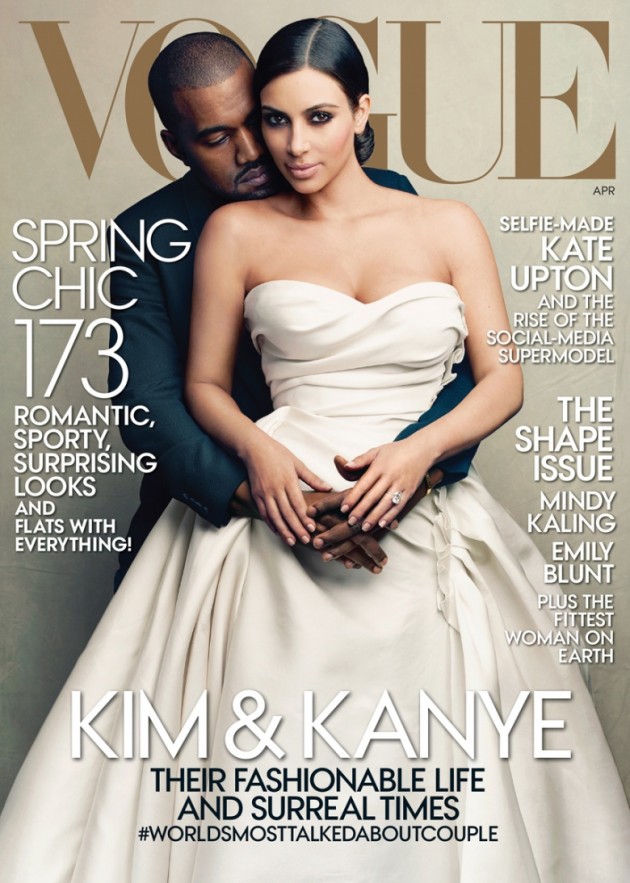 Kanye West & Kim Kardashian Cover Vogue Magazine (News)