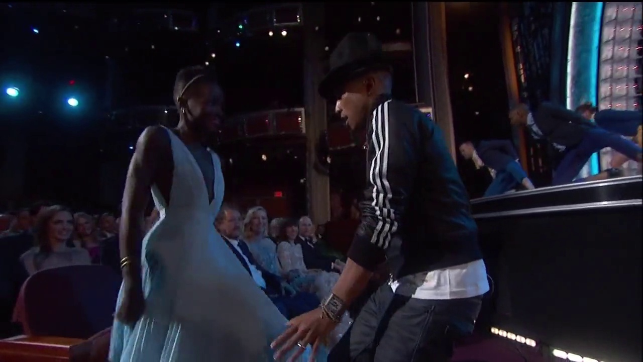 Pharrell Performs “Happy” At The Oscars (Video)