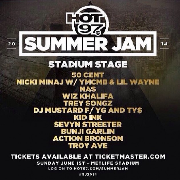 Hot 97 Summer Jam 2014 Lineup Revealed (News)