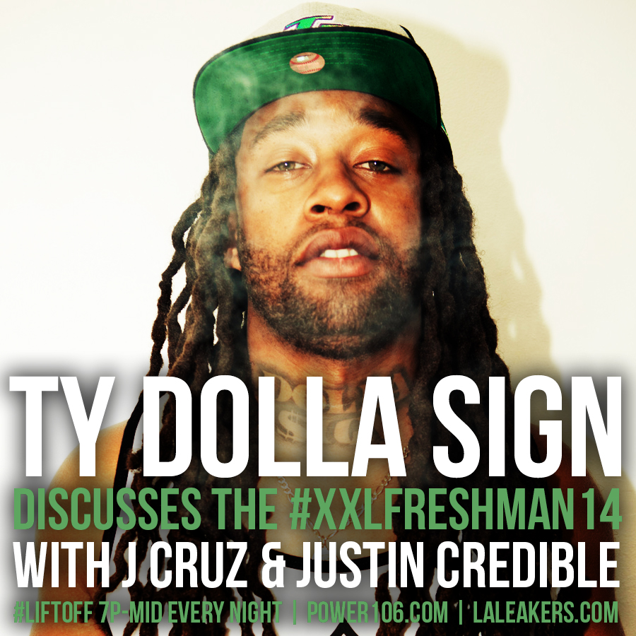 TY Dolla $ign Discusses The #XXLFreshman14 w/ J Cruz & Justin Credible (Audio)