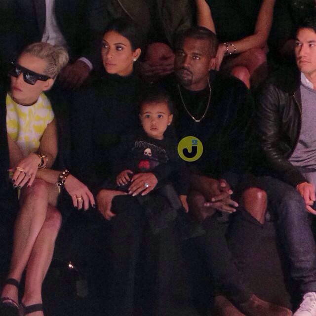 North West Attends Her First Fashion Show With Kim & Kanye (News)