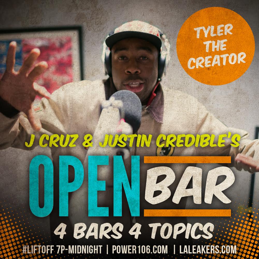 Tyler The Creator – Open Bar Freestyle On The #LIFTOFF w/ J Cruz & Justin Credible (Audio)