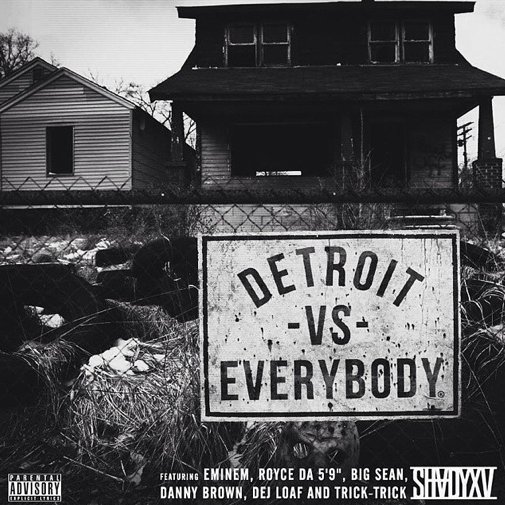 Eminem ft. Royce Da 5’9″, Big Sean, Danny Brown, Dej Loaf, & Trick Trick – “Detriot vs. Everybody” (Audio)
