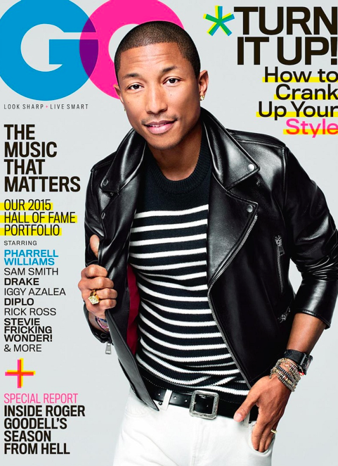 Pharrell Covers GQ Magazine (Photos)