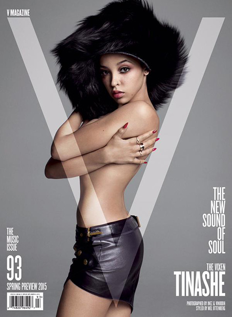 Tinashe Goes Topless For V Magazine (News)