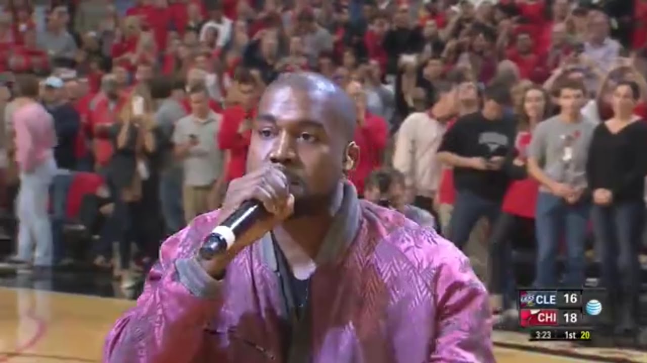 Kanye West Performs At Cavaliers vs Bulls Game (Video)