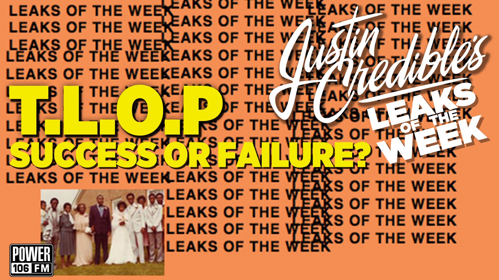 Justin Credible’s #LeaksOfTheWeek w/ Kanye West ‘T.L.O.P’ (Video)