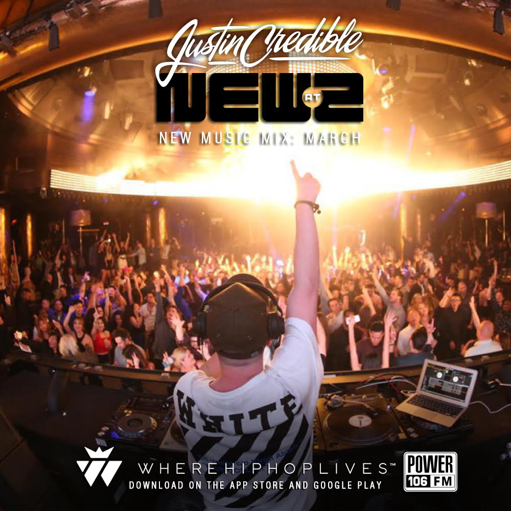 Justin Credible’s New @ 2 Where Hip Hop Lives App Mix: March