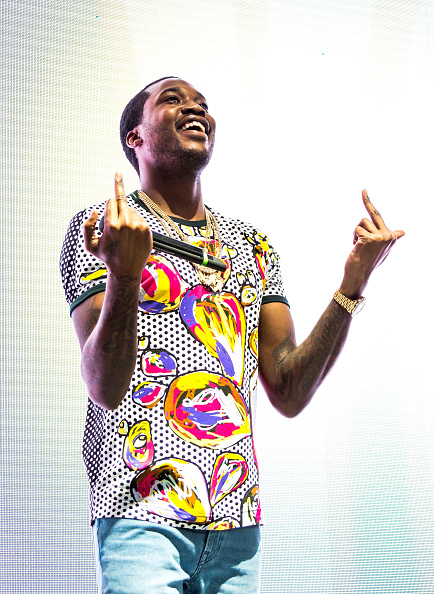 Meek Mill Spitting Bars on Kanye West & Donald Trump in Freestyle