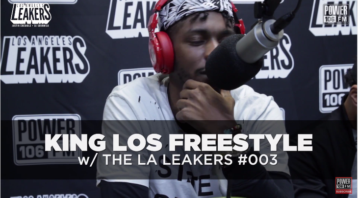 King Los 15 Minute Freestyle With The LA Leakers