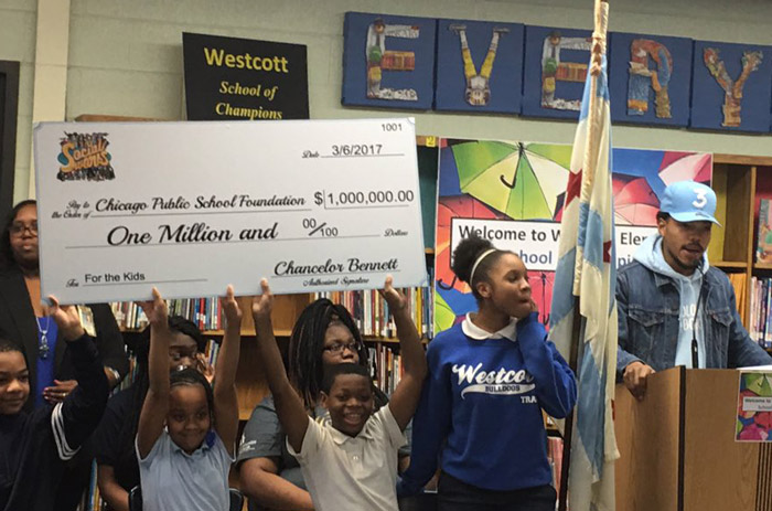Chance The Rapper Makes $1-Million Donation To Chicago Public Schools [PEEP]