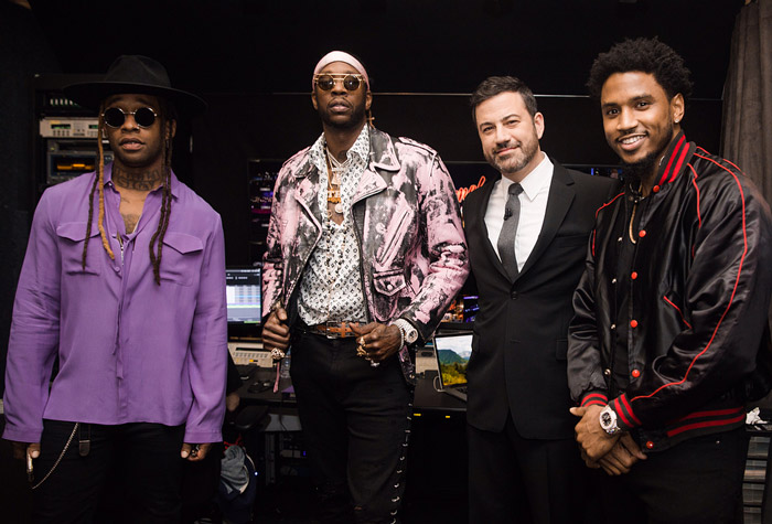 2 Chainz Performs “It’s A Vibe” On “Kimmel” W/ Ty Dolla $ign & Trey Songz [WATCH]