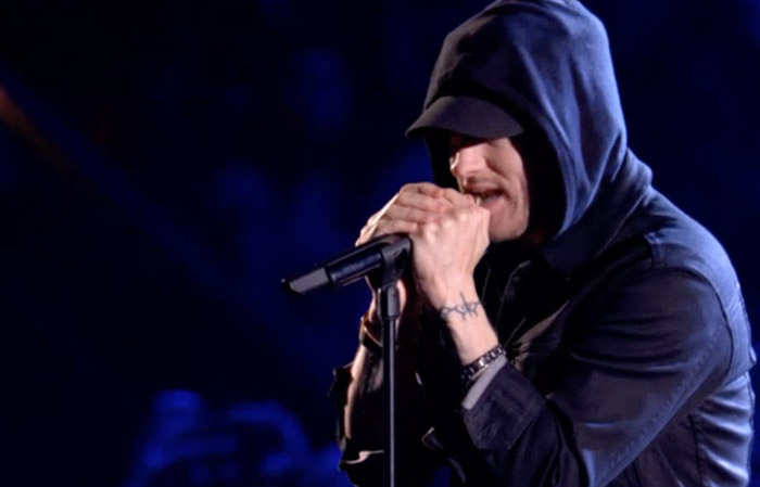 Eminem Performs “Walk On Water” At MTV EMAs [WATCH]