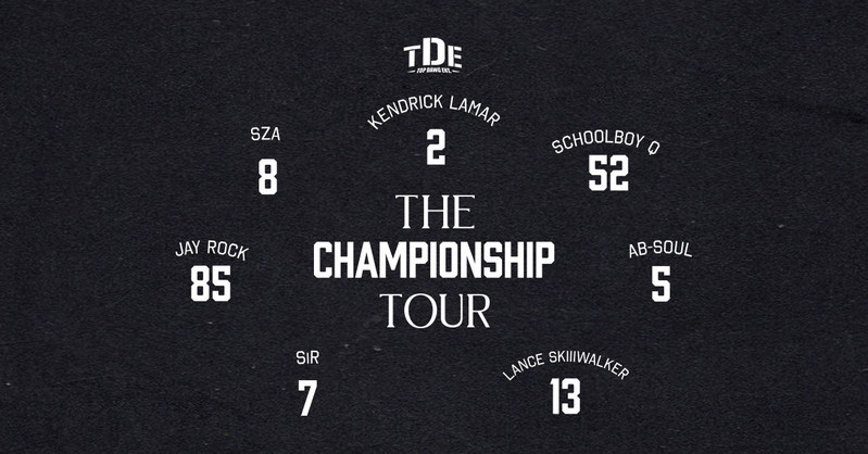 TDE Announces Full Label “The Championship Tour” [PEEP]